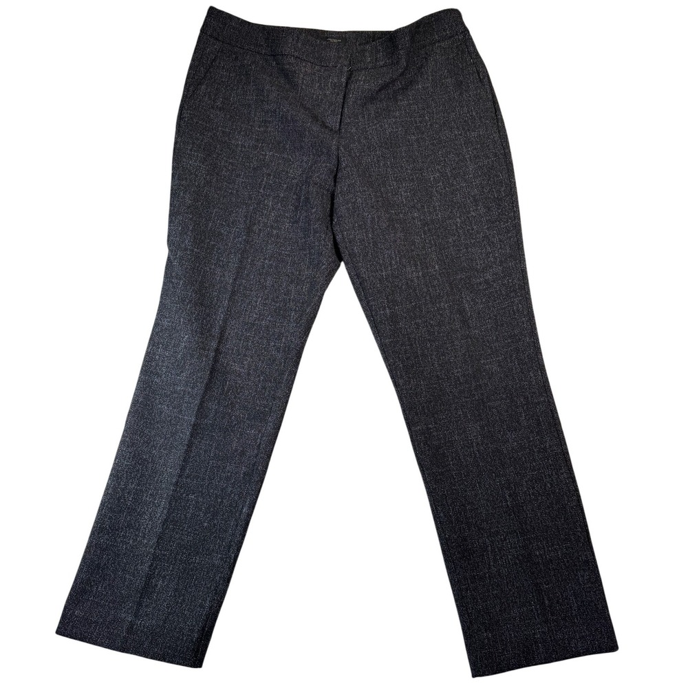 Ann Taylor Factory‎ Womens Size 10 Gray Textured Career Office Work Pants